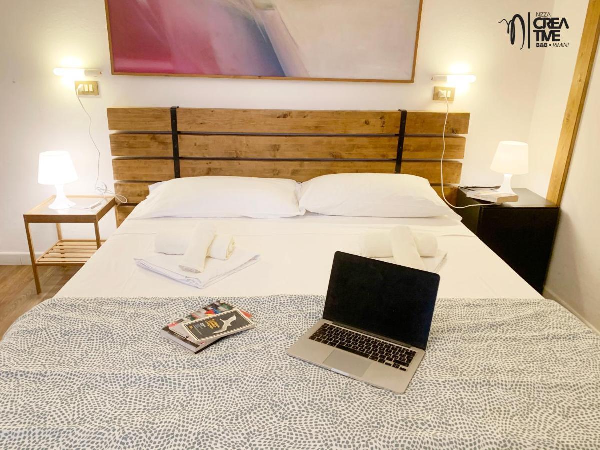 Hotel Nizza Creative Hotel Римини Экстерьер фото