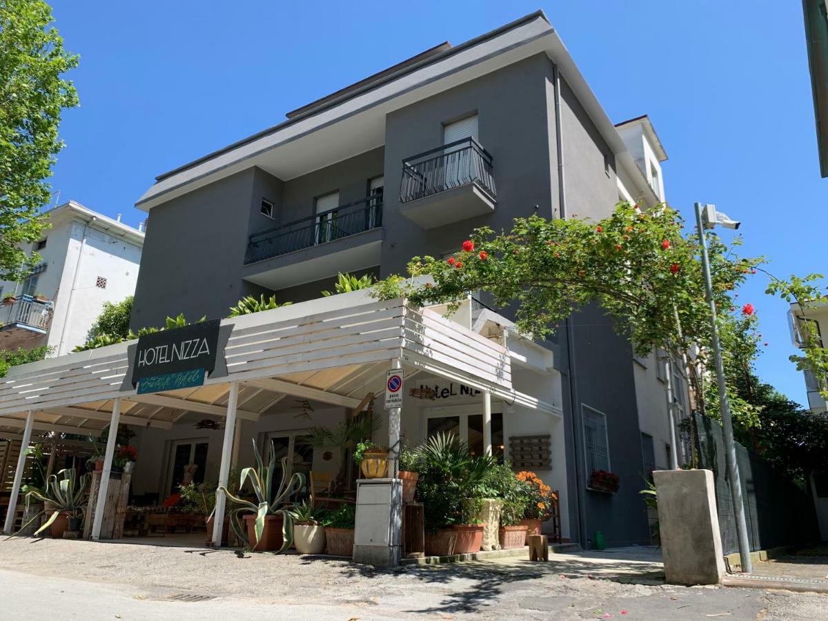 Hotel Nizza Creative Hotel Римини Экстерьер фото